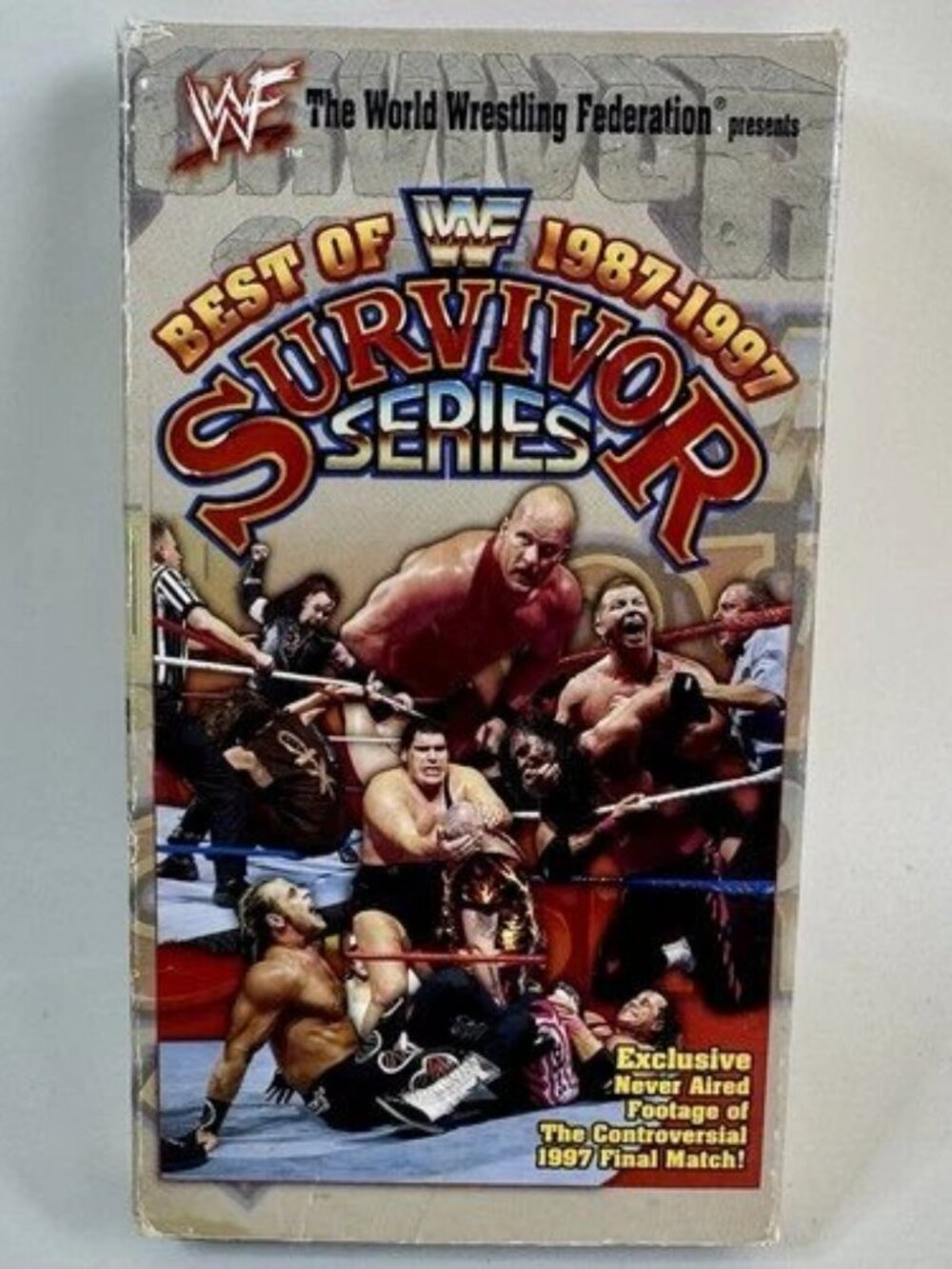 WWF Best Of Survivor Series 1987-1997 VHS Stone Cold Undertaker Bret Hart new
